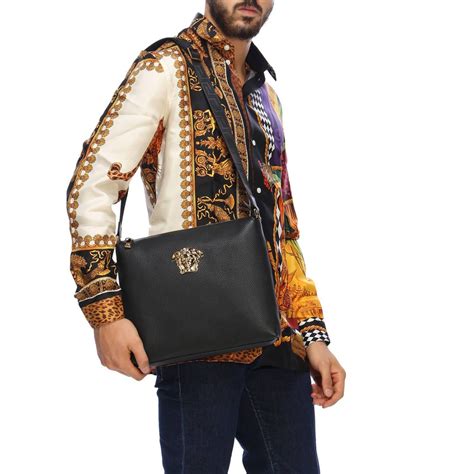 versace man bag amazon|Versace shoulder bag men.